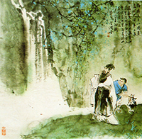 王錫麒-老耆與牧童